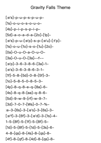 Gravity Falls Theme