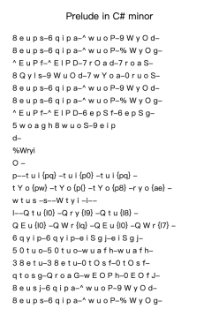 Prelude in C# Minor