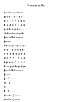 Passacaglia