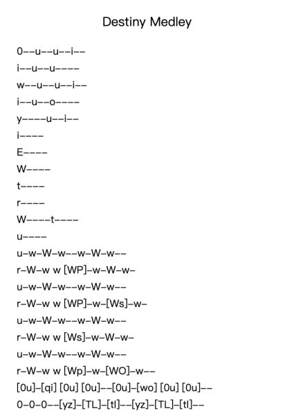 Destiny Medley