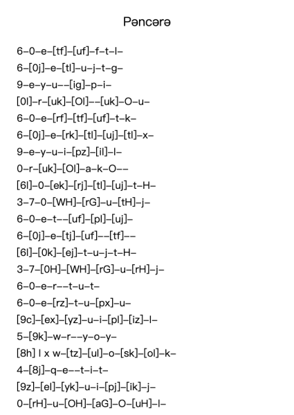 Pəncərə