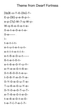 Title Theme from Dwarf Fortress