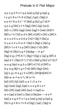Prelude in E Flat Major