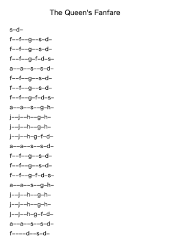 The Queen's Fanfare