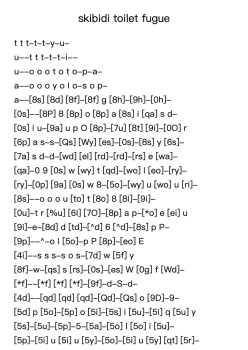 skibidi toilet fugue