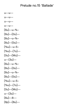 Prelude No. 15 'Ballade'
