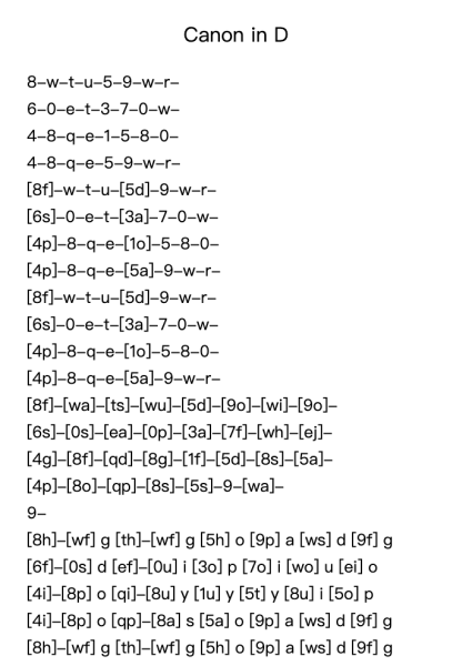 Canon and Gigue in D Major, P.37
