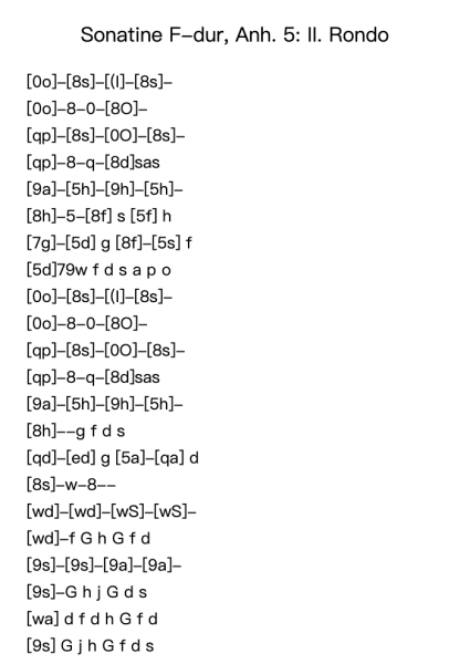 Sonatine F-dur, Anh. 5: II. Rondo