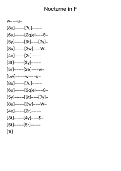 Nocturne in F Major