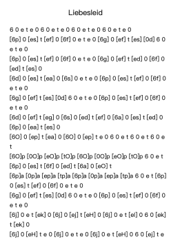 Liebesleid