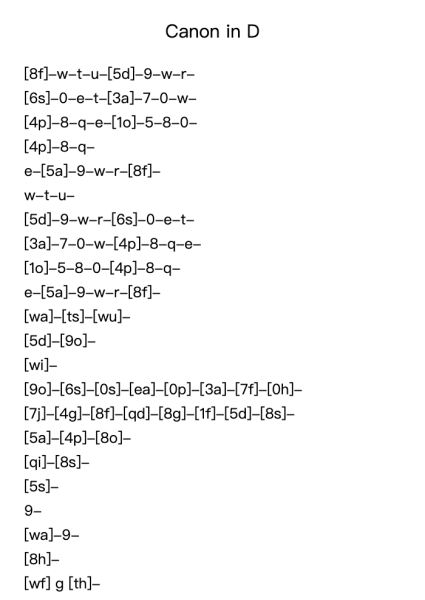 Canon and Gigue in D major, P. 37: I. Canon