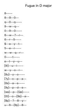 Fugue in D Major