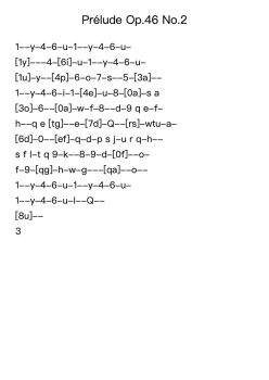 Prélude Op. 46 No. 2