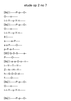 Etude Op. 2 No. 7