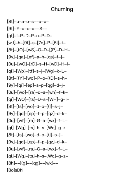 Microtonal Etude No.1 "Churning"