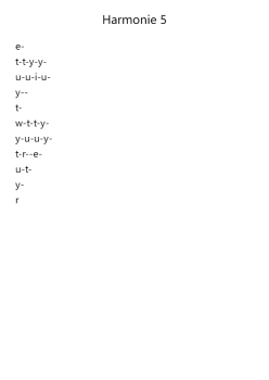 Harmonie 5