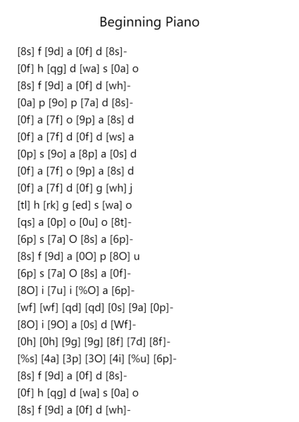Beginning Piano 11-11-21