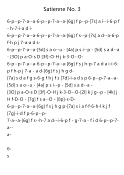 Gnossienne No. 3