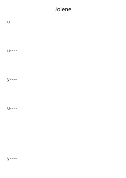 Jolene