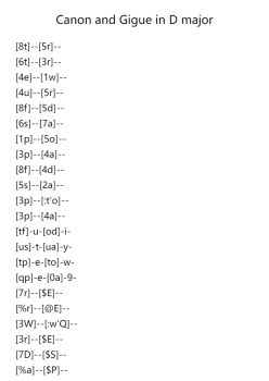 Canon and Gigue in D Major, P.37