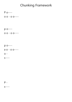 Chunking Framework