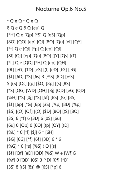 Nocturne Op. 6 No. 5