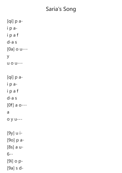 Saria's Song