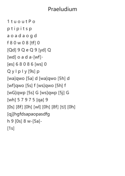 Praeludium