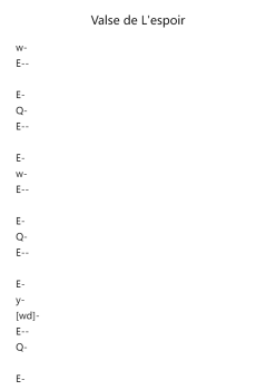 Valse de L'espoir (El Fino Universo Del Siglo XXI Ver. 2)