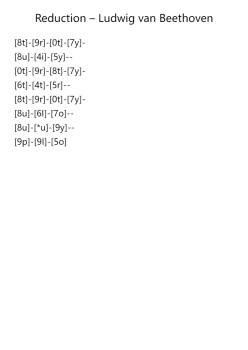 Reduction