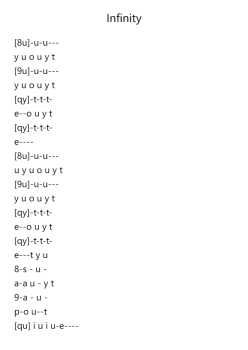 Infinity