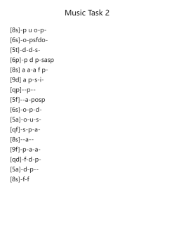 Music Task 2