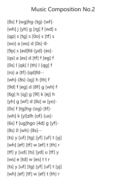 Music Composition No. 2