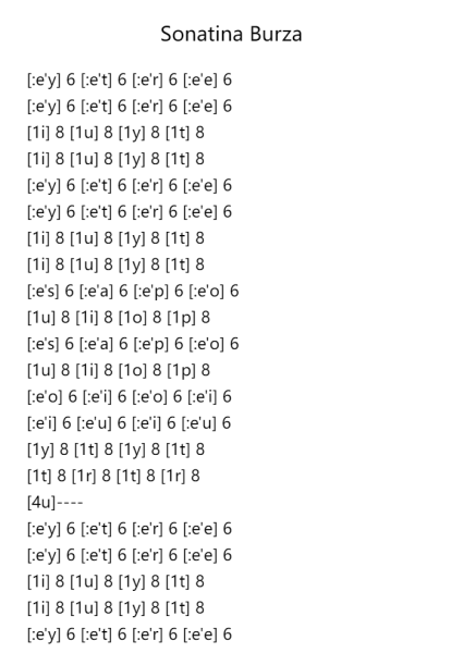 Sonatina "Burza" 1st Movement