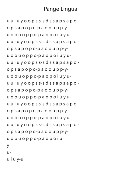 Pange Lingua