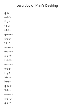 Jesu, Joy of Man's Desiring