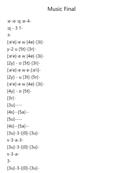 Music Final