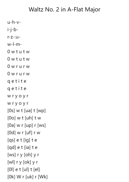 Waltz No. 2 in A-Flat Major