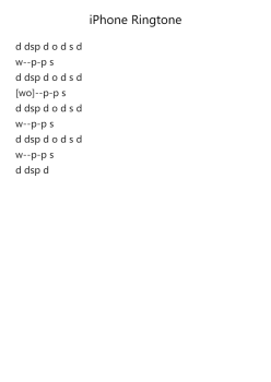 iPhone Ringtone