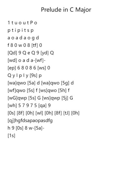Prelude in C Major, BWV 846