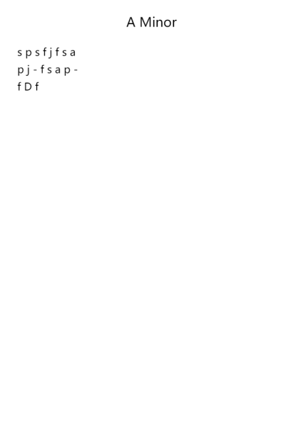 A Minor