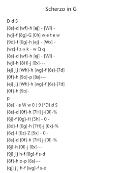 Scherzo in G