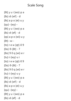 Scale Song