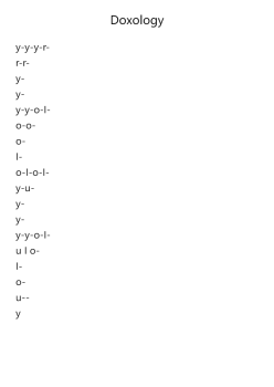 Doxology