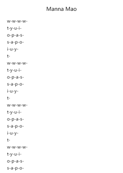 F Major with tempo
