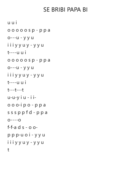 SE BRIBI PAPA BI