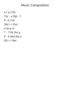 Music Composition