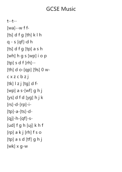 Music GCSE