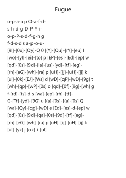 Fugue