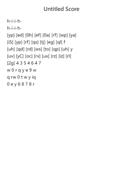 Untitled Score